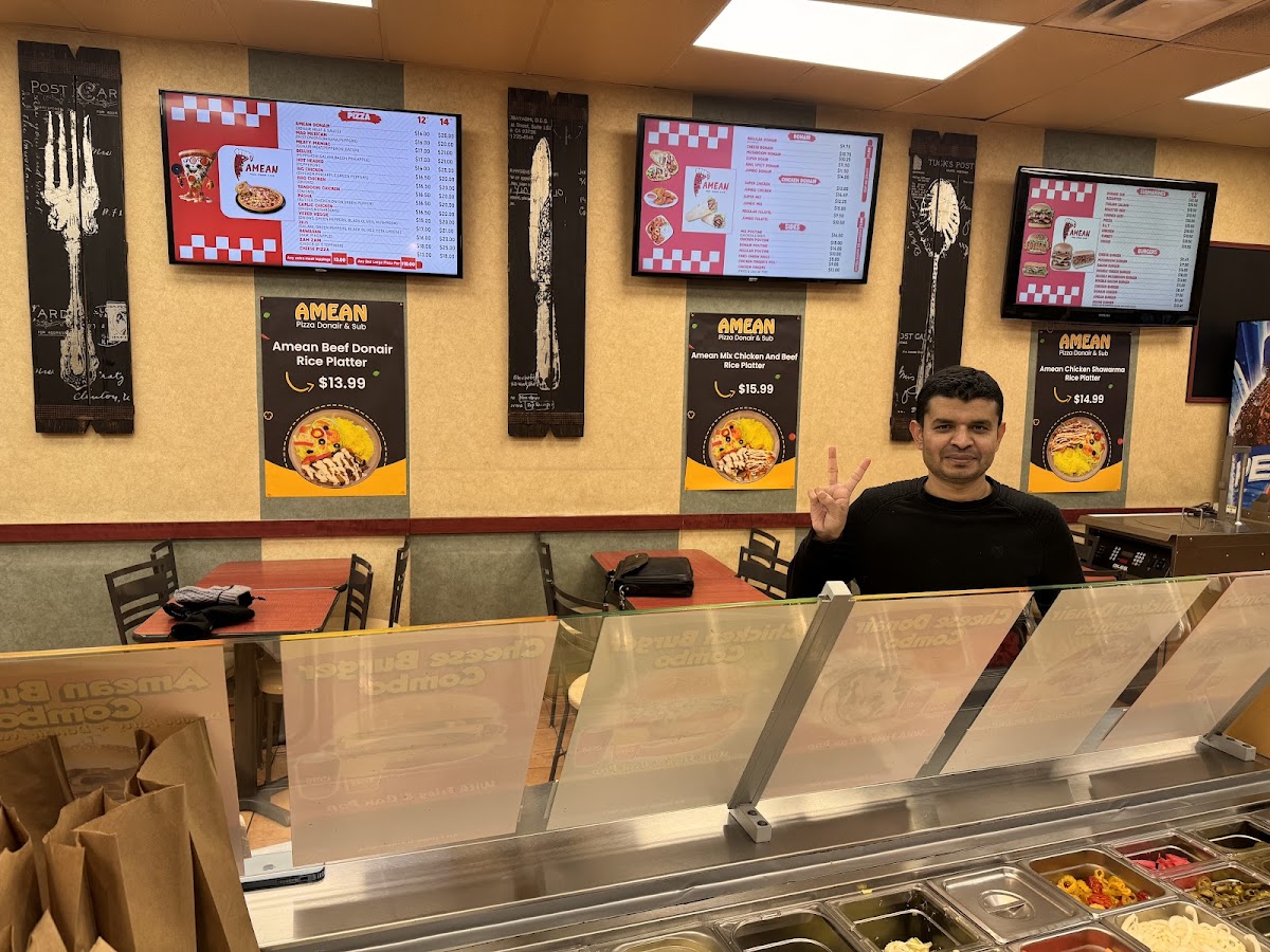 Amean pizza donair and sub